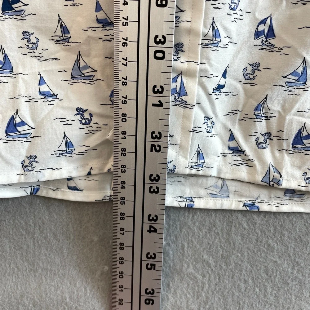 Polo‎ Ralph Lauren Mens 5XB Stretch Classic Fit Sailboat Print Shirt
